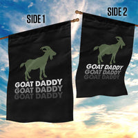 Funny Dad Garden Flag Funny Goat Daddy Fathers Day Presents For Goat Lovers