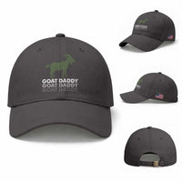 Funny Dad Baseball Cap Funny Goat Daddy Fathers Day Presents For Goat Lovers