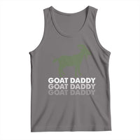 Funny Dad Tank Top Funny Goat Daddy Fathers Day Presents For Goat Lovers