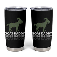 Funny Dad Tumbler Cup Funny Goat Daddy Fathers Day Presents For Goat Lovers