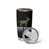 Funny Dad Tumbler Cup Funny Goat Daddy Fathers Day Presents For Goat Lovers
