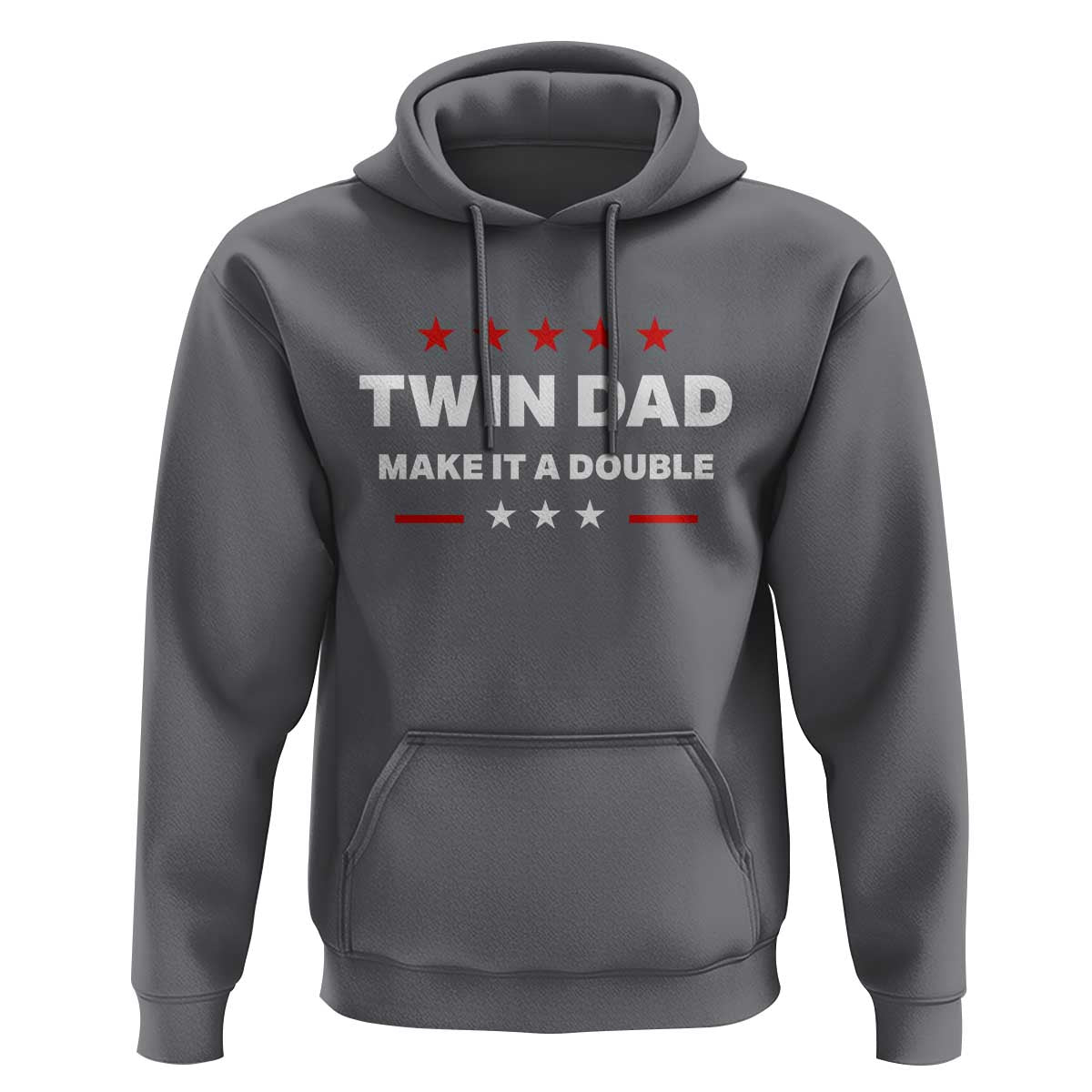 Retro Twin Dad Hoodie Make It A Double Fathers Day