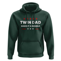 Retro Twin Dad Hoodie Make It A Double Fathers Day