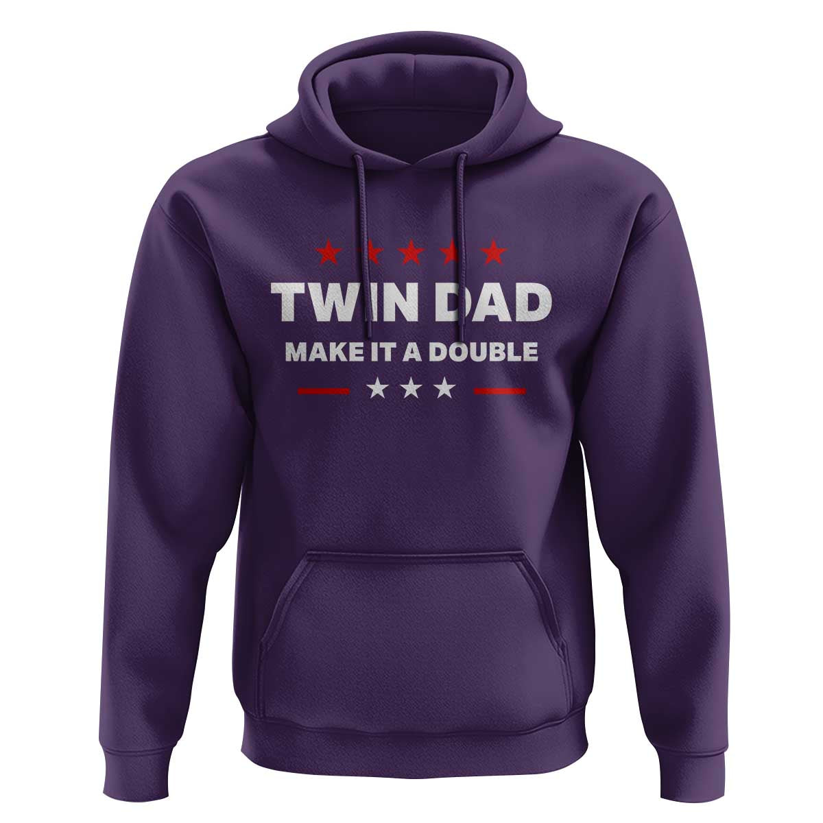 Retro Twin Dad Hoodie Make It A Double Fathers Day
