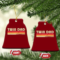 Retro Twin Dad Ceramic Ornament Make It A Double Vintage Cool 70s 80s Style Sunset