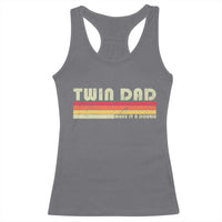 Retro Twin Dad Racerback Tank Top Make It A Double Vintage Cool 70s 80s Style Sunset