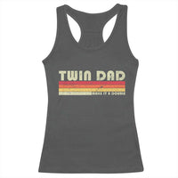 Retro Twin Dad Racerback Tank Top Make It A Double Vintage Cool 70s 80s Style Sunset