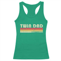 Retro Twin Dad Racerback Tank Top Make It A Double Vintage Cool 70s 80s Style Sunset
