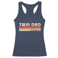 Retro Twin Dad Racerback Tank Top Make It A Double Vintage Cool 70s 80s Style Sunset