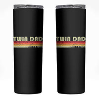 Retro Twin Dad Skinny Tumbler Make It A Double Vintage Cool 70s 80s Style Sunset