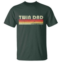 Retro Twin Dad T Shirt Make It A Double Vintage Cool 70s 80s Style Sunset