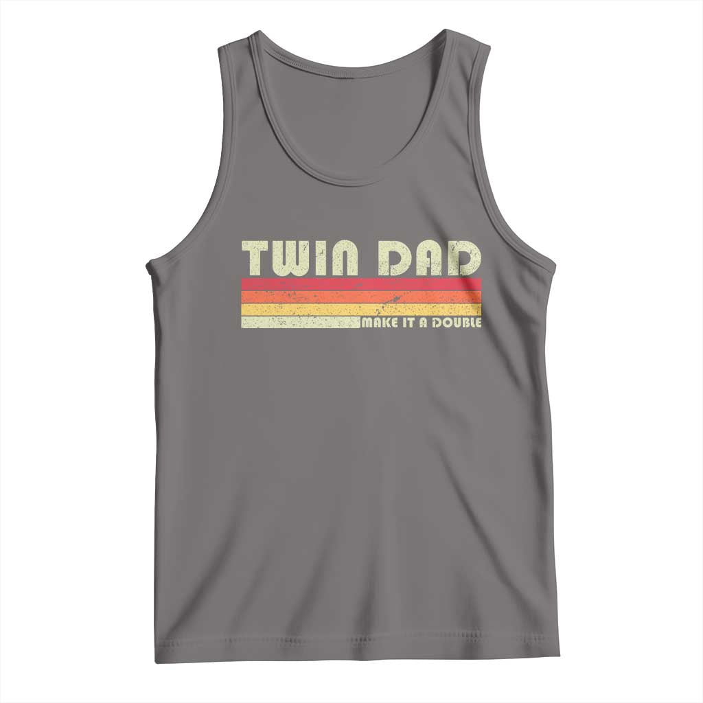 Retro Twin Dad Tank Top Make It A Double Vintage Cool 70s 80s Style Sunset