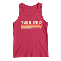 Retro Twin Dad Tank Top Make It A Double Vintage Cool 70s 80s Style Sunset