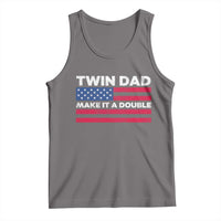 Retro Twin Dad Tank Top Make It A Double US Flag Fathers Day