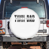 Retro Twin Dad Spare Tire Cover Subtle Make It A Double Fathers Day