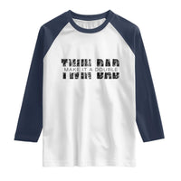 Retro Twin Dad Raglan Shirt Subtle Make It A Double Fathers Day