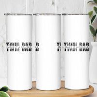 Retro Twin Dad Skinny Tumbler Subtle Make It A Double Fathers Day