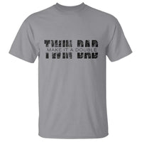 Retro Twin Dad T Shirt Subtle Make It A Double Fathers Day
