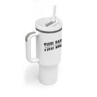 Retro Twin Dad Tumbler With Handle Subtle Make It A Double Fathers Day