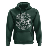 Retro Twin Dad Est 2026 Hoodie Funny Skeleton Dad Classic Overachiever Fathers Day