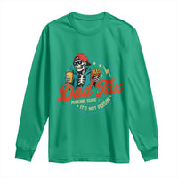 Skeleton Dad Tax Making Sure Its Not Poison Long Sleeve Shirt Husband Daddy Fathers Day Gift
