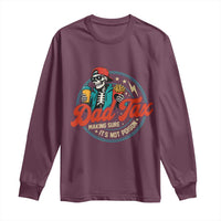 Skeleton Dad Tax Making Sure Its Not Poison Long Sleeve Shirt Husband Daddy Fathers Day Gift