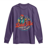 Skeleton Dad Tax Making Sure Its Not Poison Long Sleeve Shirt Husband Daddy Fathers Day Gift