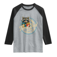 Feral Dad Club Raglan Shirt Funny Raccoon Dad Birthday Fathers Day Gift