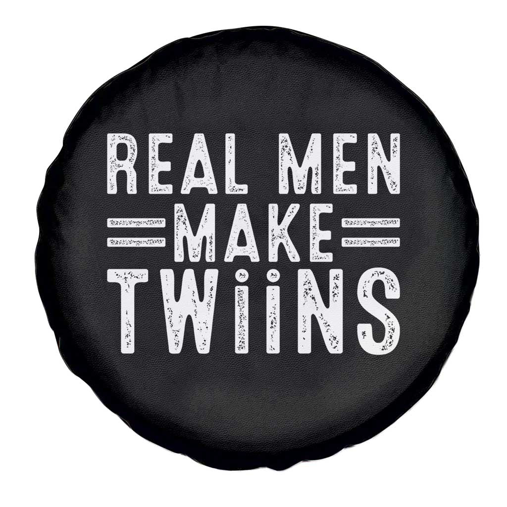 Funny Twin Dad Spare Tire Cover Real Men Make Twins Daddy Humor Fathers Day