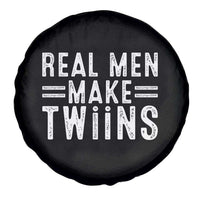 Funny Twin Dad Spare Tire Cover Real Men Make Twins Daddy Humor Fathers Day
