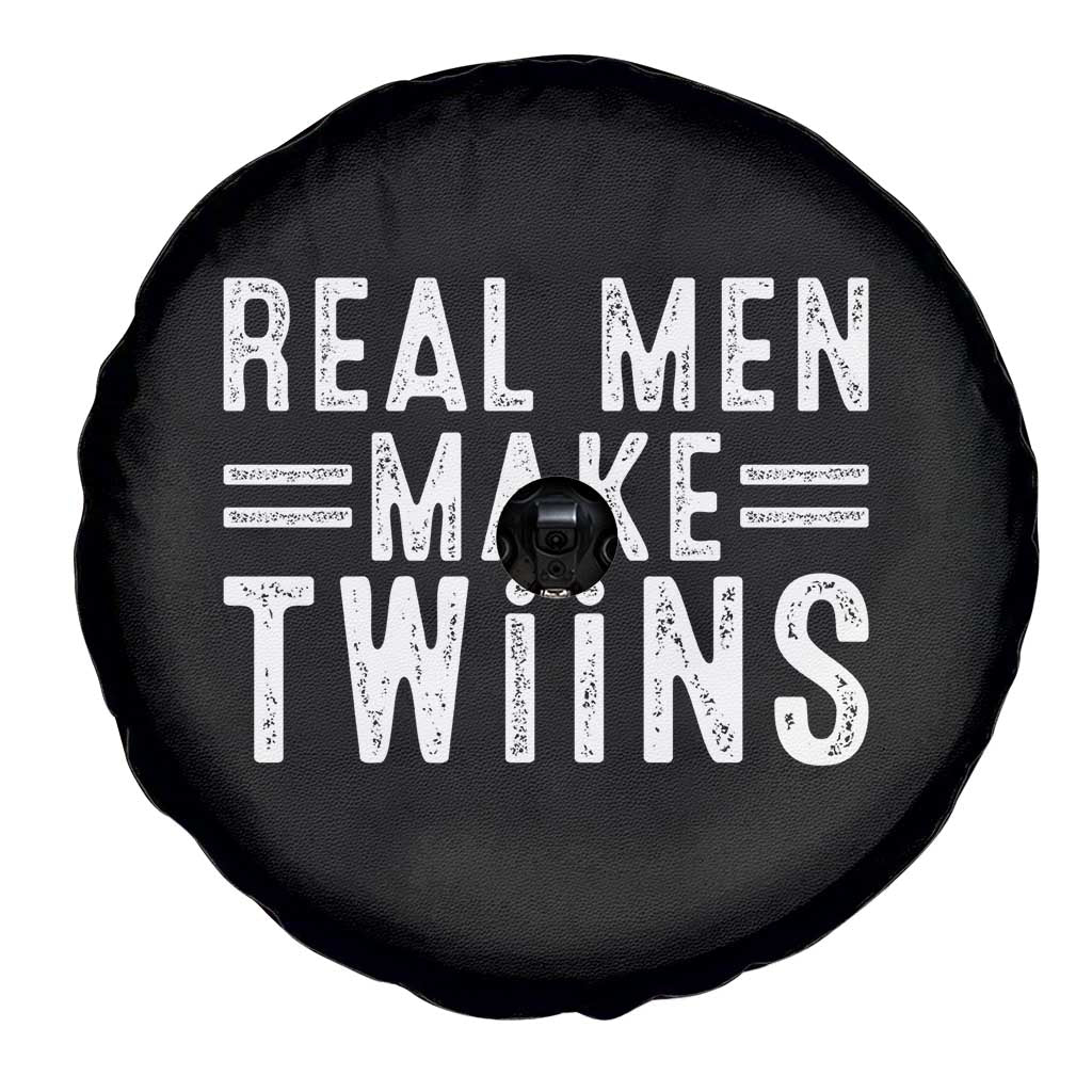 Funny Twin Dad Spare Tire Cover Real Men Make Twins Daddy Humor Fathers Day