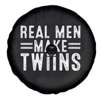 Funny Twin Dad Spare Tire Cover Real Men Make Twins Daddy Humor Fathers Day
