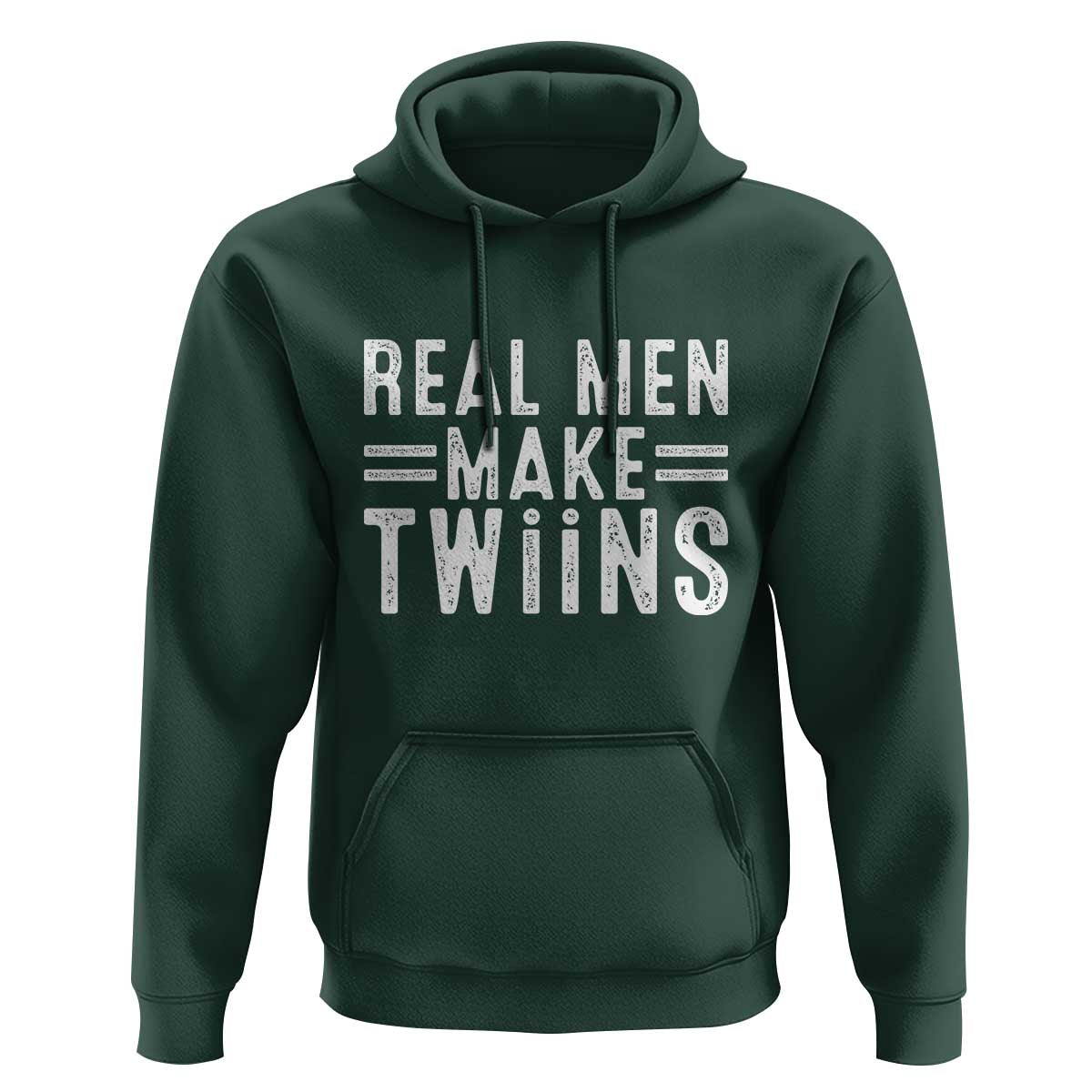 Funny Twin Dad Hoodie Real Men Make Twins Daddy Humor Fathers Day