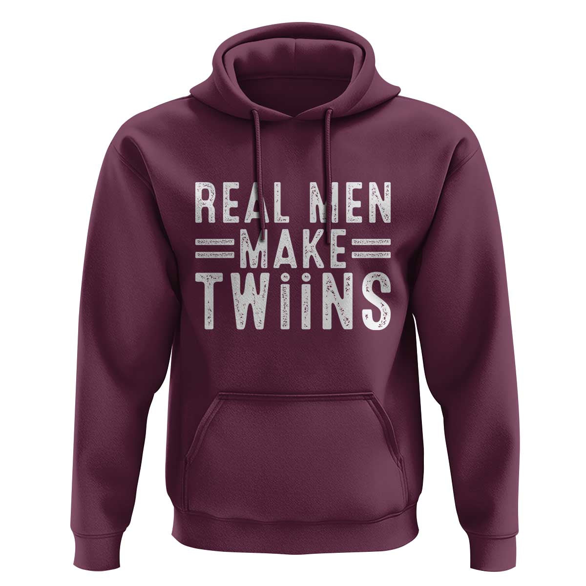 Funny Twin Dad Hoodie Real Men Make Twins Daddy Humor Fathers Day