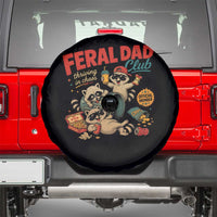 Funny Raccoon Dad Spare Tire Cover Feral Dad Club Fathers Day Gift