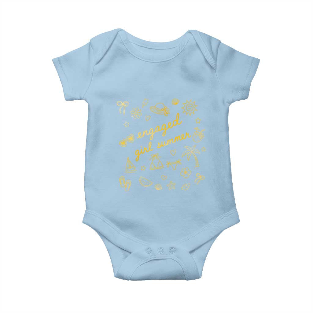 Engaged Girl Summer Baby Onesie Bride To Be Engagement