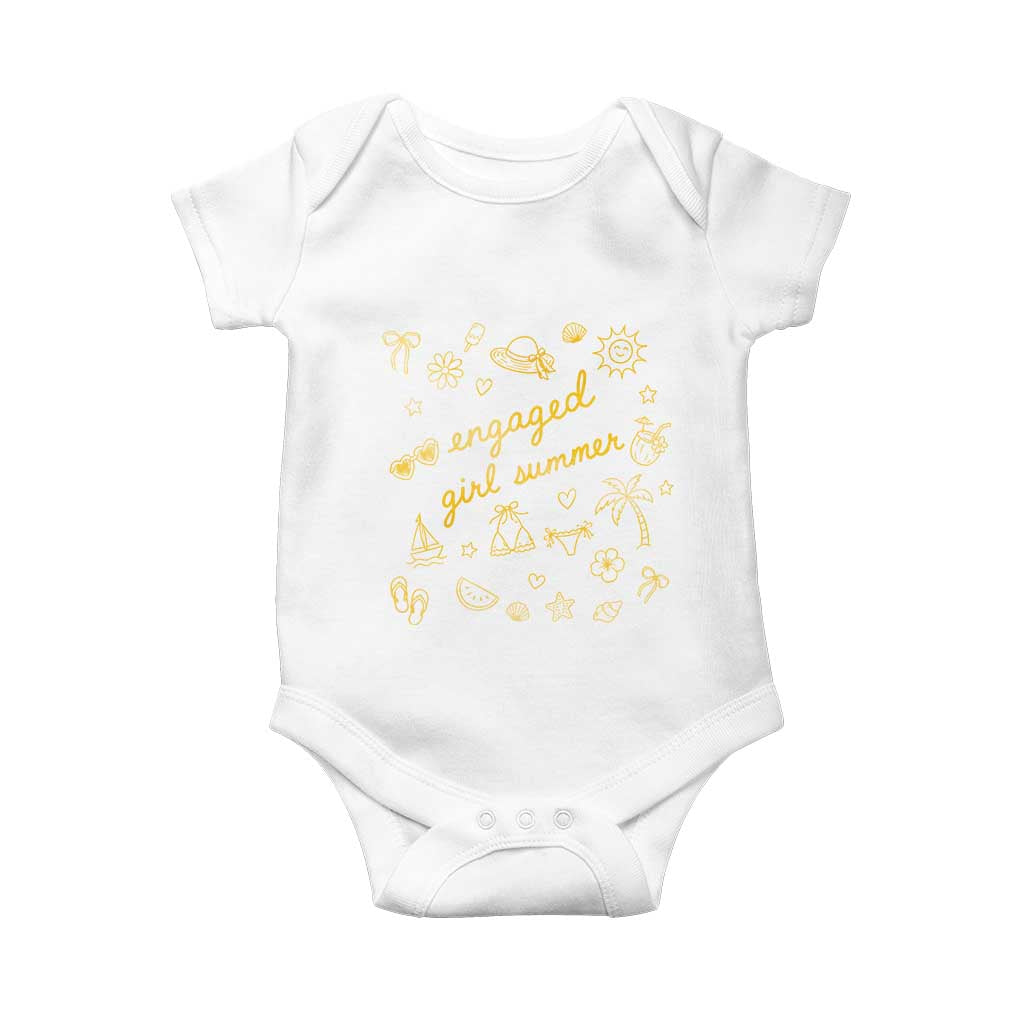 Engaged Girl Summer Baby Onesie Bride To Be Engagement