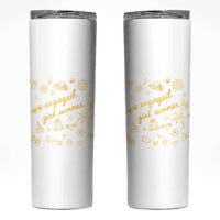 Engaged Girl Summer Skinny Tumbler Bride To Be Engagement
