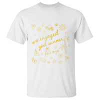 Engaged Girl Summer T Shirt Bride To Be Engagement