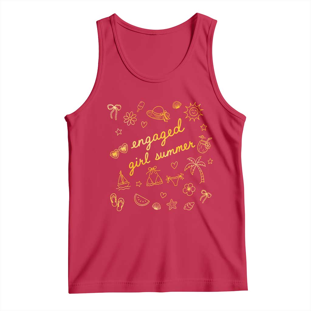 Engaged Girl Summer Tank Top Bride To Be Engagement