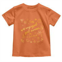 Engaged Girl Summer Toddler T Shirt Bride To Be Engagement
