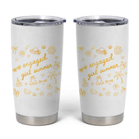 Engaged Girl Summer Tumbler Cup Bride To Be Engagement