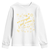 Engaged Girl Summer Youth Sweatshirt Bride To Be Engagement