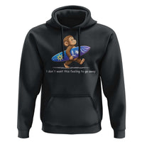 I Dont Want This Feeling To Go Away Hoodie Vintage Surf Monkey Nostalgic Summer Beach Vacation