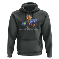I Dont Want This Feeling To Go Away Hoodie Vintage Surf Monkey Nostalgic Summer Beach Vacation