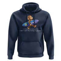 I Dont Want This Feeling To Go Away Hoodie Vintage Surf Monkey Nostalgic Summer Beach Vacation