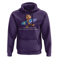I Dont Want This Feeling To Go Away Hoodie Vintage Surf Monkey Nostalgic Summer Beach Vacation