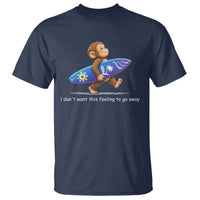 I Dont Want This Feeling To Go Away T Shirt Vintage Surf Monkey Nostalgic Summer Beach Vacation