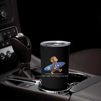 I Dont Want This Feeling To Go Away Tumbler Cup Vintage Surf Monkey Nostalgic Summer Beach Vacation