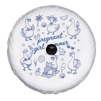 Pregnant Girl Summer Spare Tire Cover Summer Goose Beach Pregnancy Announcement Baby Shower
